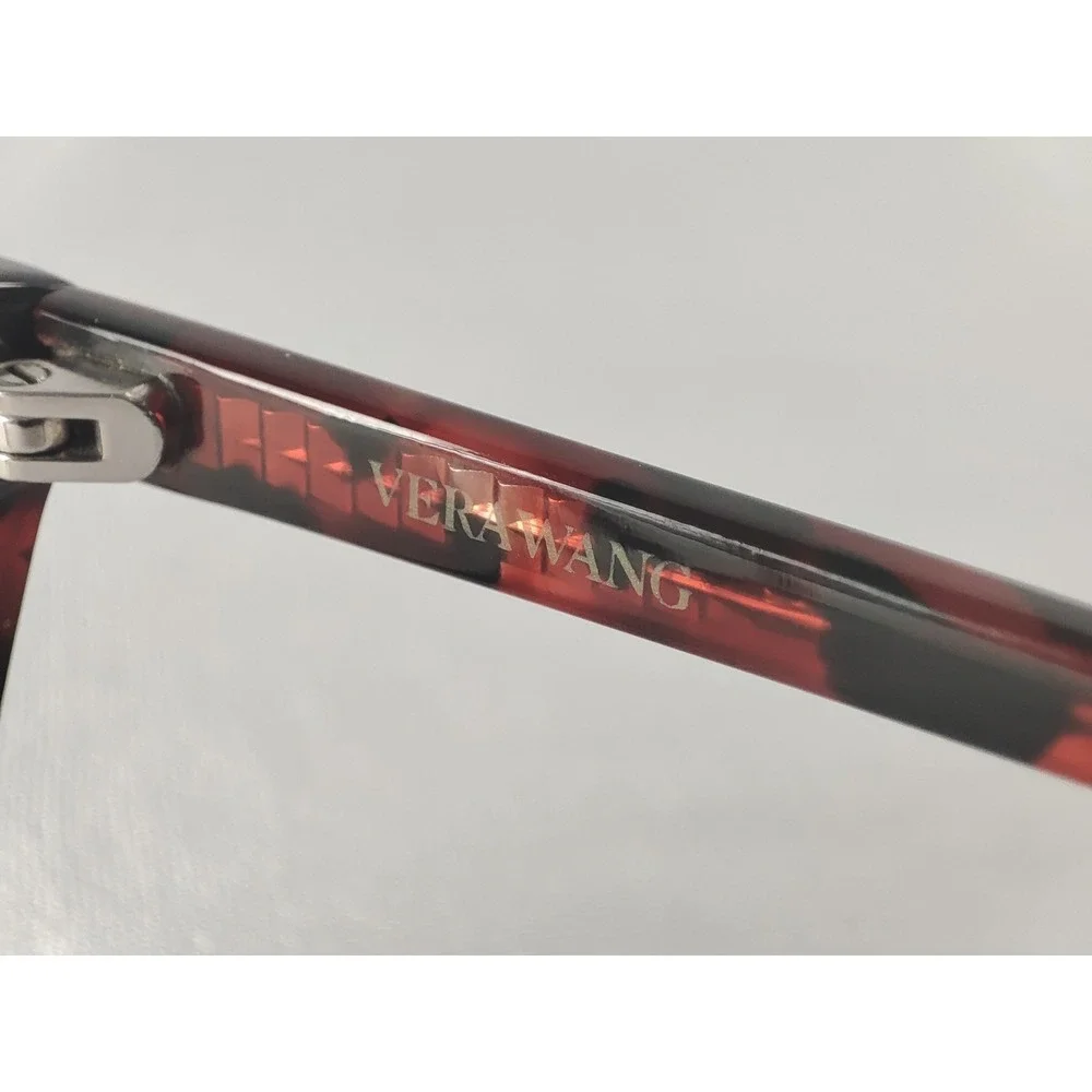 Vera Wang V589 RD Dark Red Tortoise‎ Cat Eye Eyeglass Frames 54-16 140